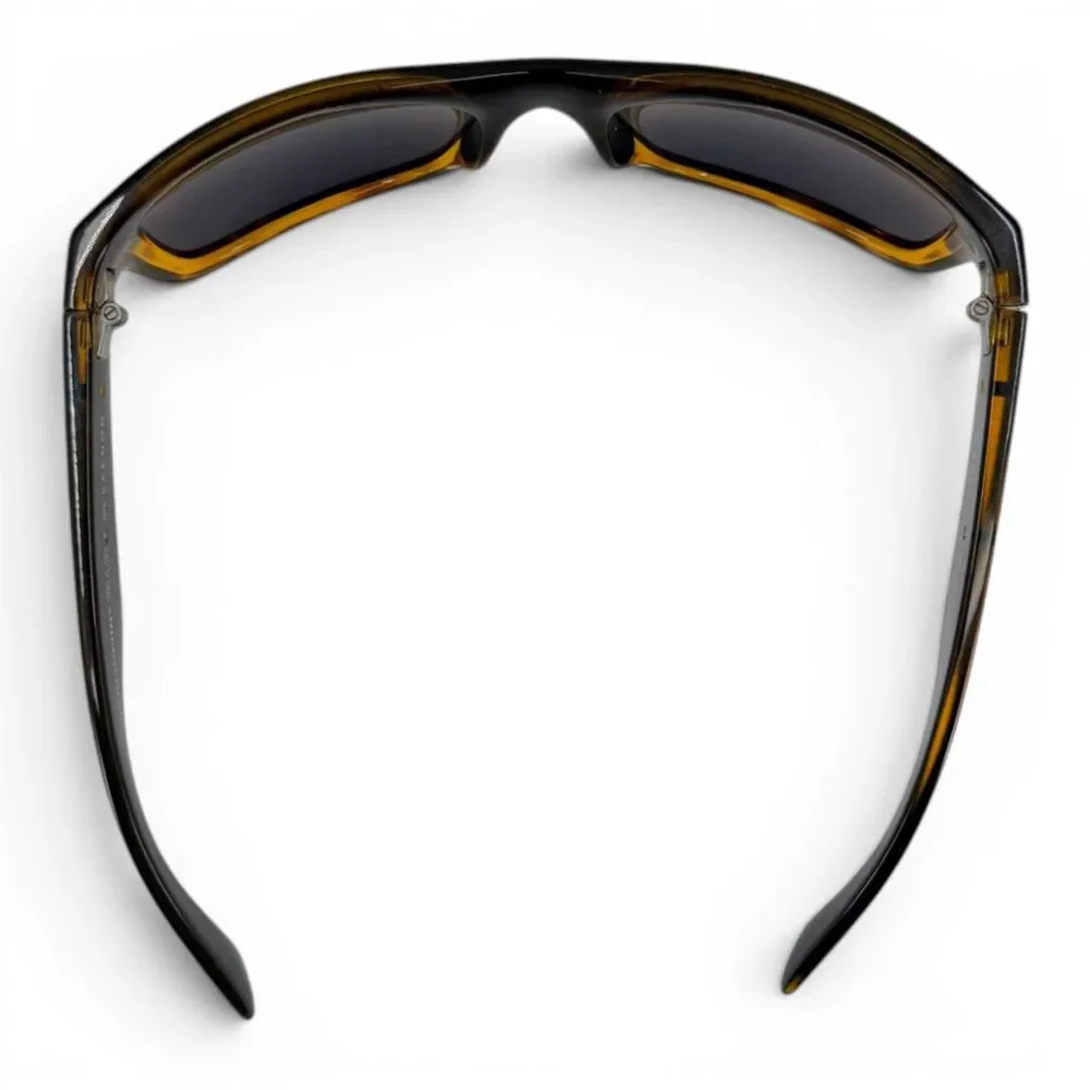 Kaenon Burnet Polarized Sunglasses Matte Black + Tortoise Pacific Blue Mirror